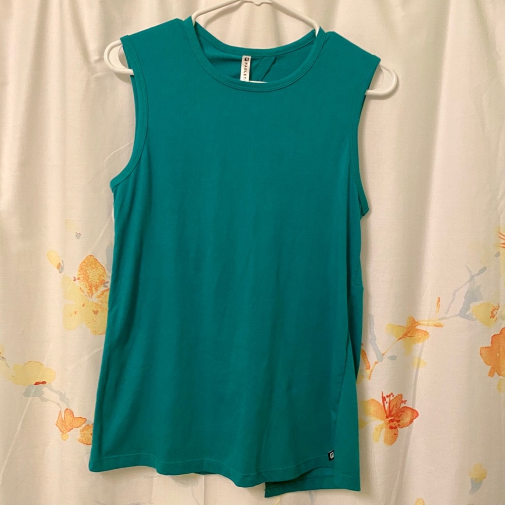 Fabletics Green Crossback Top - Final Price